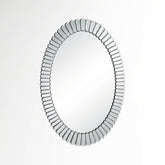 Celeste 600x900mm Oval Bathroom Mirror with Scalloped Edge Frame