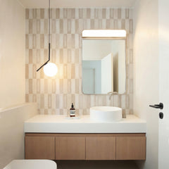 Lumen slim illuminated bathroom mirror 600x850mm