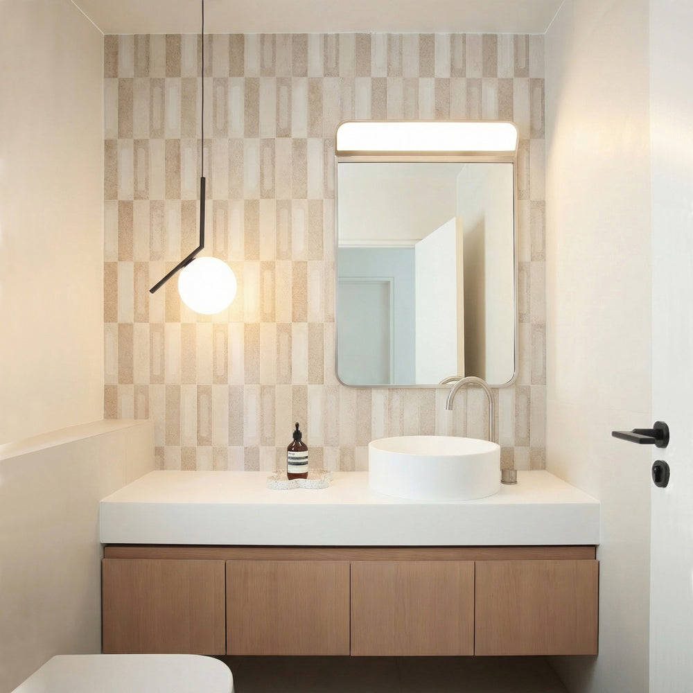 Lumen slim illuminated bathroom mirror 600x850mm